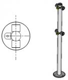 Oxgard Стойка ограждения с 2-мя полупетлями Т-образная (2 муфты слева и 2 справа)(ВЗР 1996.09.21)