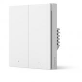  - Умный выключатель Aqara Smart wall switch H1 (no neutral, double rocker) WS-EUK02