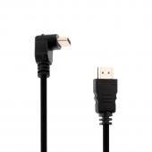  - Кабель HDMI - HDMI 1.4, 3м, Gold, угловой PROconnect (17-6205-4)